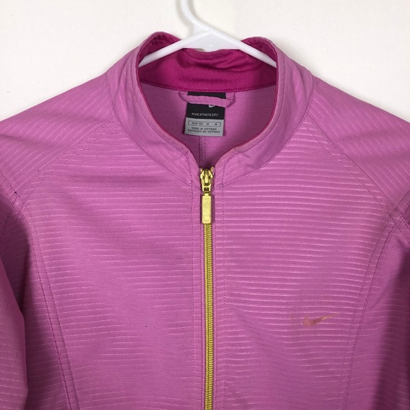 Nike Sphere Dry Pink Jacket Windbreaker Zip Front - Picture 2 of 8